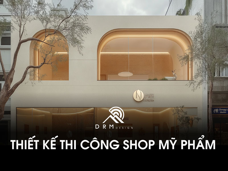 Thiết kế thi công shop mỹ phẩm đà nẵng